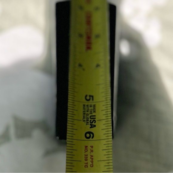 Vintage Oriental Florals & Butterflies Black Shiny Indoor Planter Vase Art Decor - Picture 8 of 8